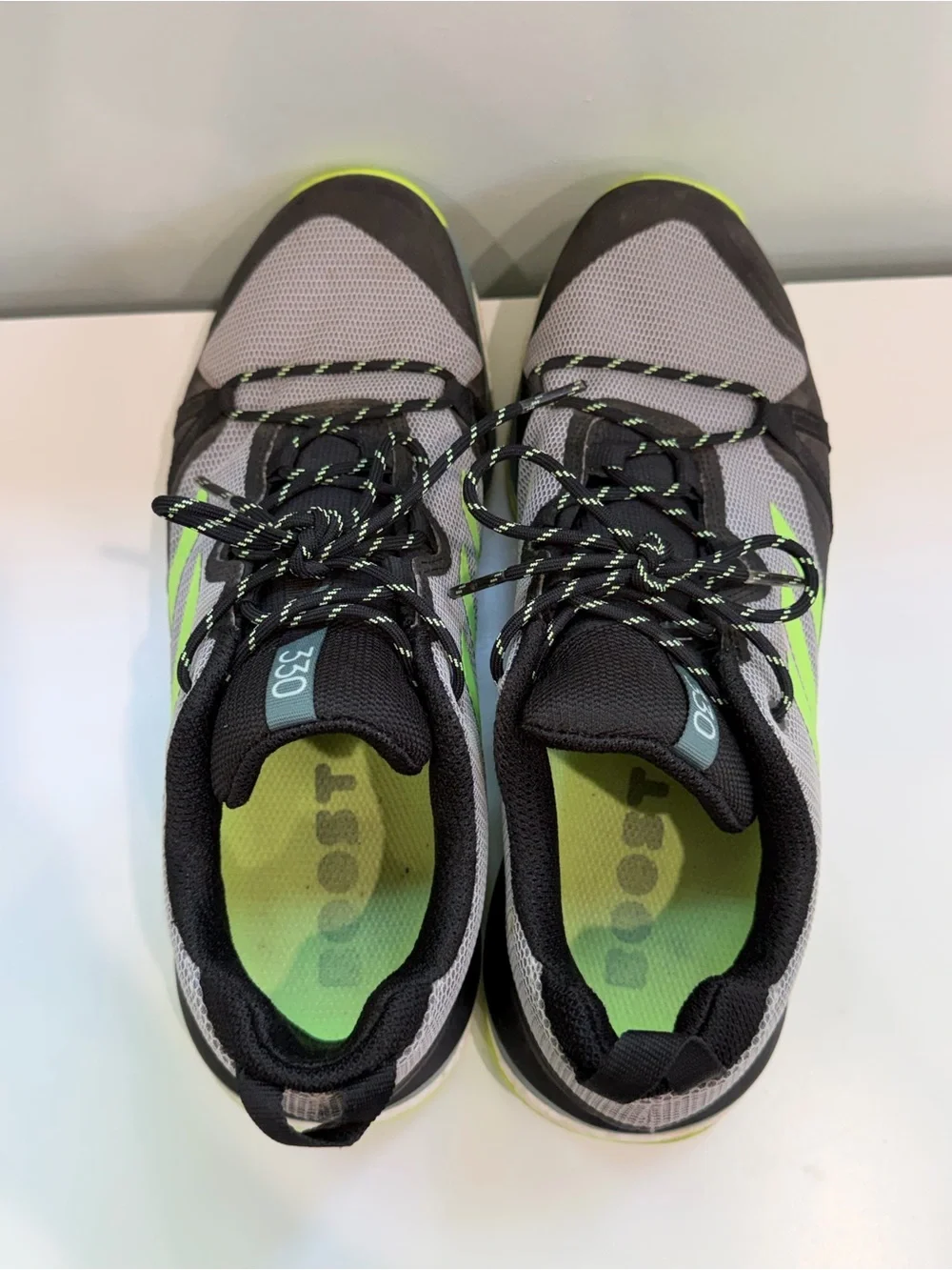 Adidas Terrex Two Ultra Boost Gray Mens 10 Trail Running Shoes Hiking Outdoor
